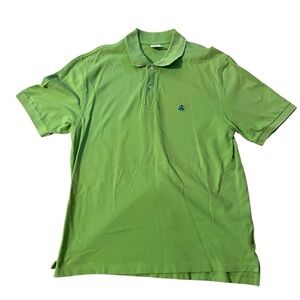 Brooks Brothers Green Polo Shirt Large •100% Cotton • Original Fit •Short Sleeve